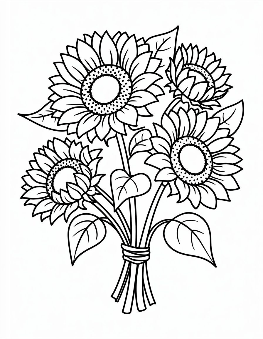 Small Sunflower Bouquet